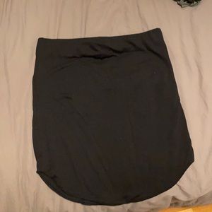 LUX LA black mini pencil skirt